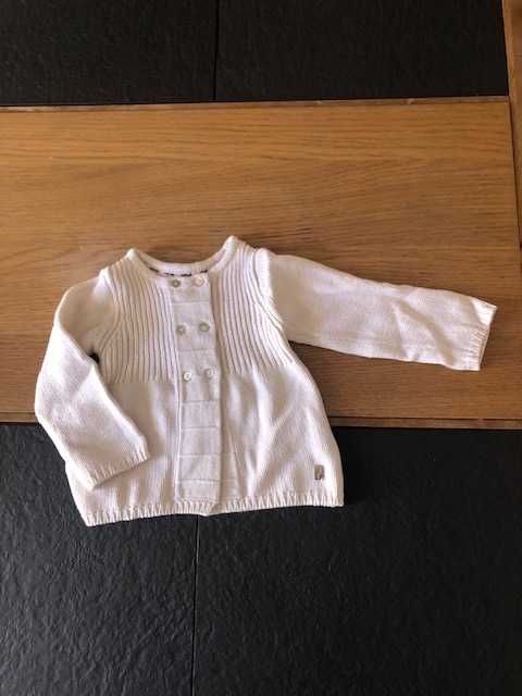 Casaco malha menina  bébé, Naf Naf, muito bonito