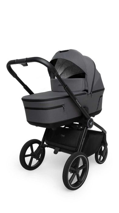 MUUVO FIVE wózek głęboko spacerowy 2w1 | Classic Black + GRATIS