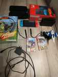 Nintendo Switch, kompletny zestaw z grami,32gb karta