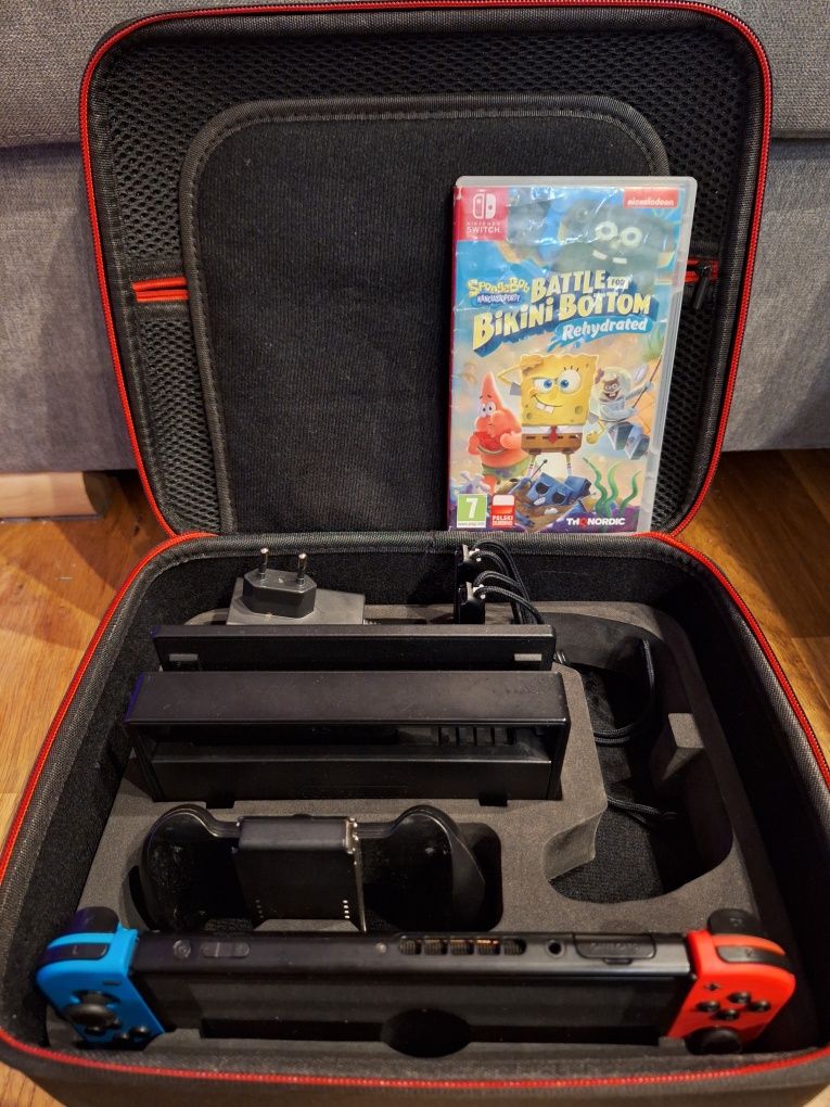 Konsola Nintendo Switch z grą SpongeBob Kanciastoporty