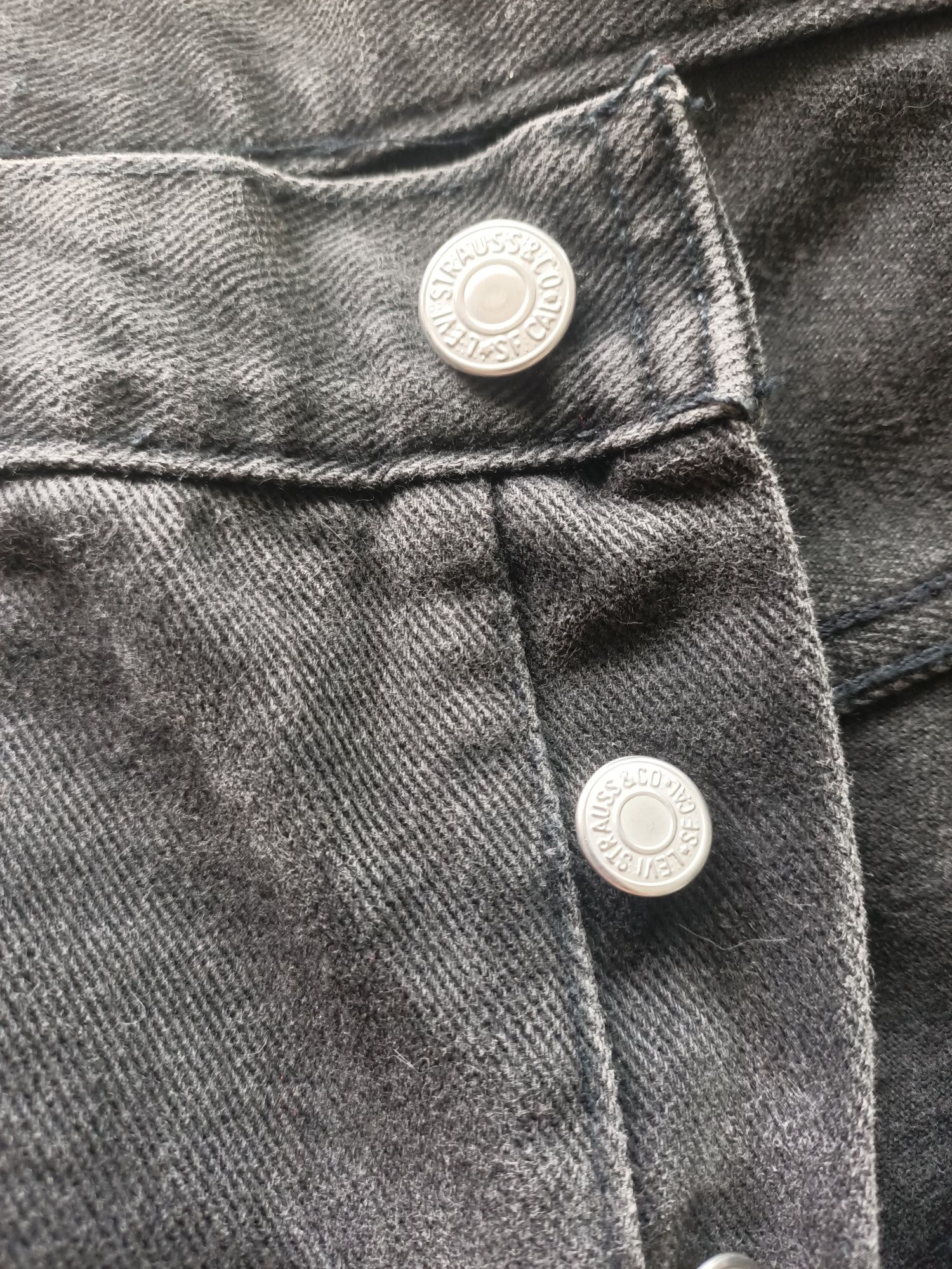 Levi's 501 czarne XXL W40/L36 spodnie duże vintage