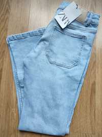 Jeansy Zara Flare Fit, 164, Nowe