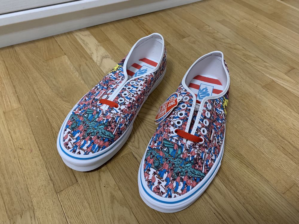 Кеды Vans x Where’s Waldo? (Authentic) 10р. (43)