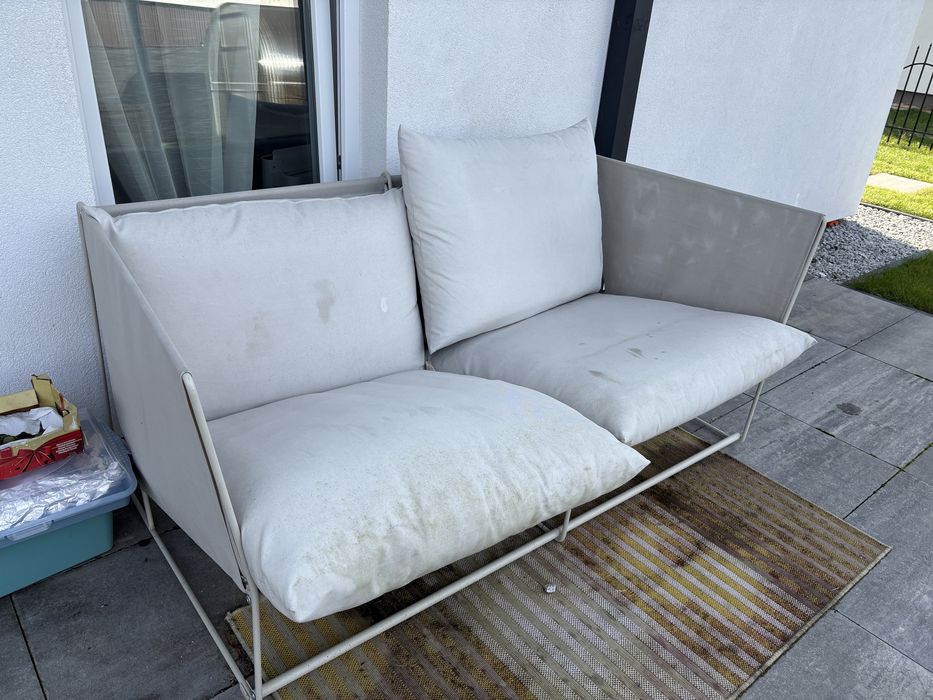 HAVSTEN Sofa 2-osobowa, na zewnątrz, beżowy/beżowy