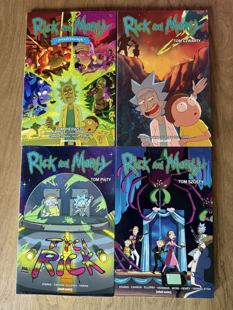 4x Komiks Rick and Morty