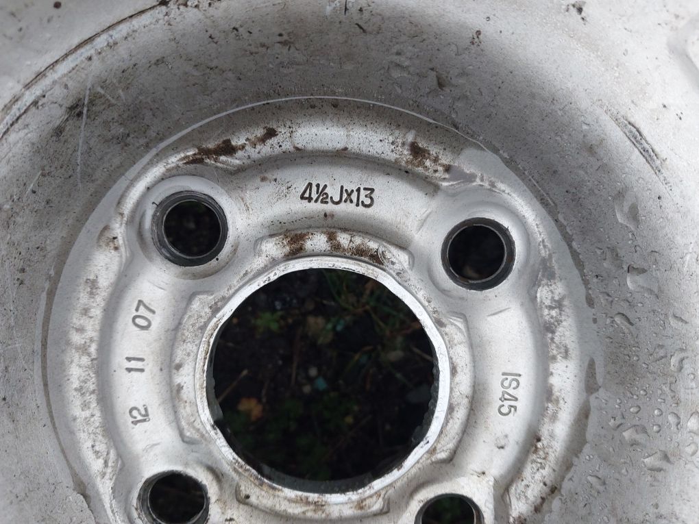 Felgi stalowe Volkswagen 13" 4X100 ET45