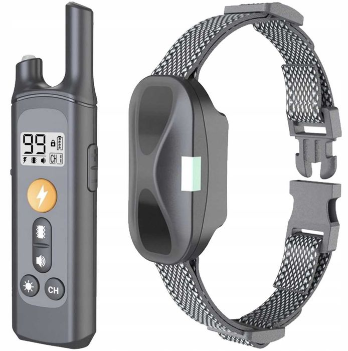 Elektryczna Obroża Treningowa dla Psa 800m Pilot LCD Wodoodporna