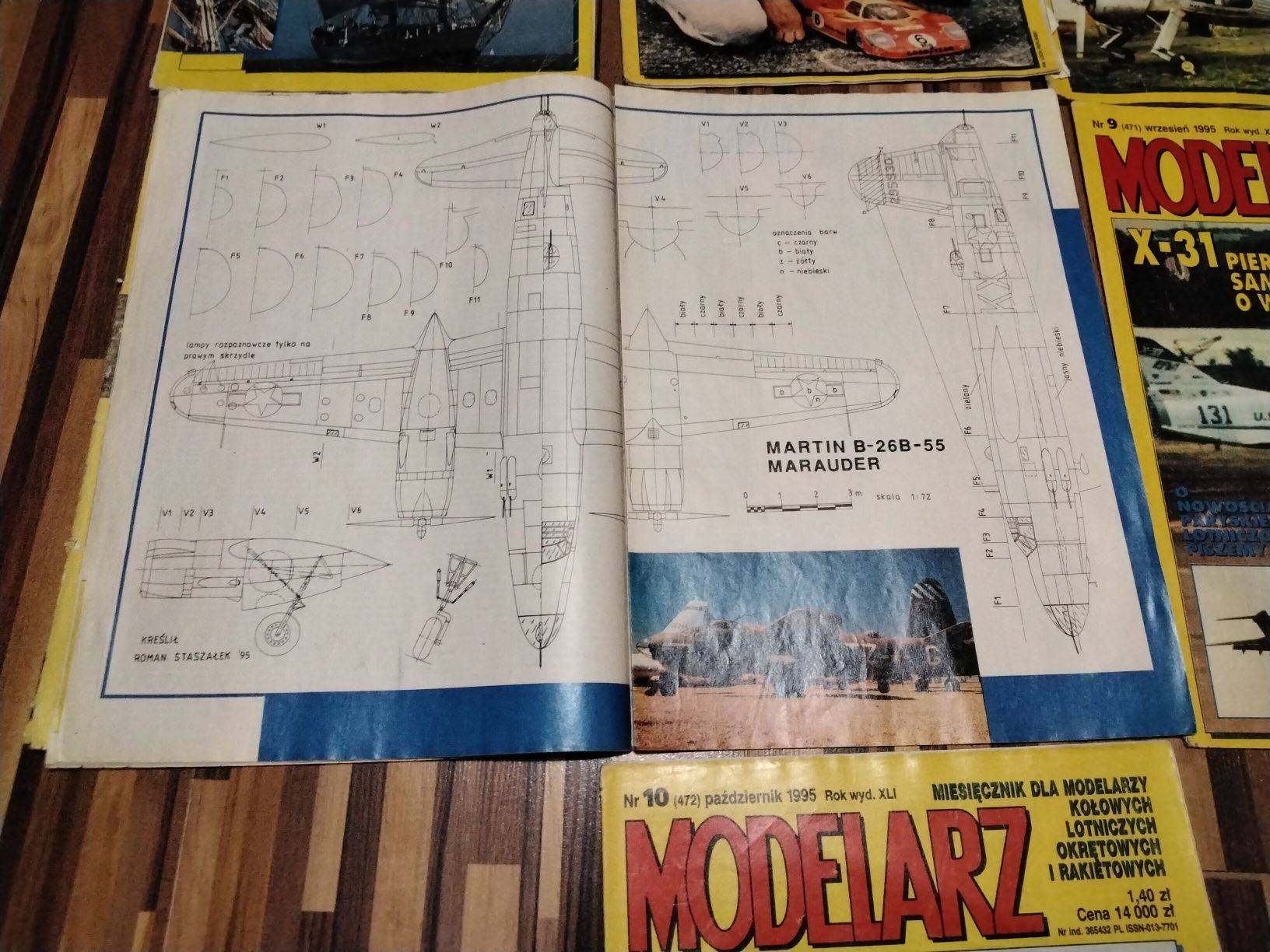 Miesięcznik Modelarz z 1995 roku