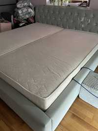 Łóżko tapicerowane z zagłówkiem 200x200 z pojemnikiem