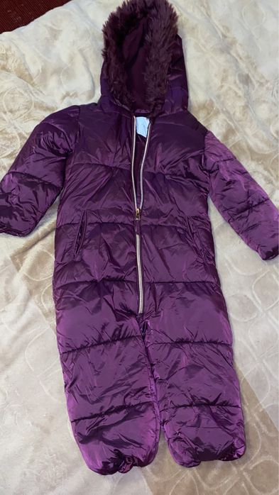 Зимовий фіолетовий комбінезон Next
