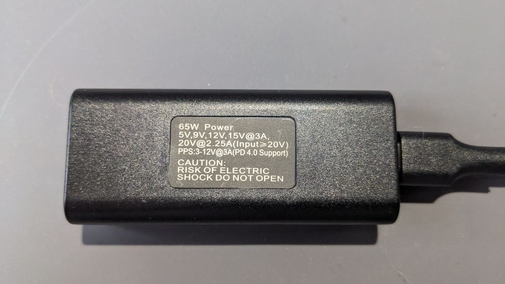 Для лабораторного блока питания USB Type-C Converter с 5.5×2.5 на  65w