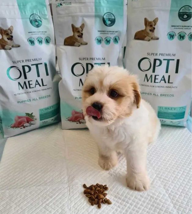 Optimeal Puppies  - сухий корм з індичкою для цуценят усіх порід 20 кг