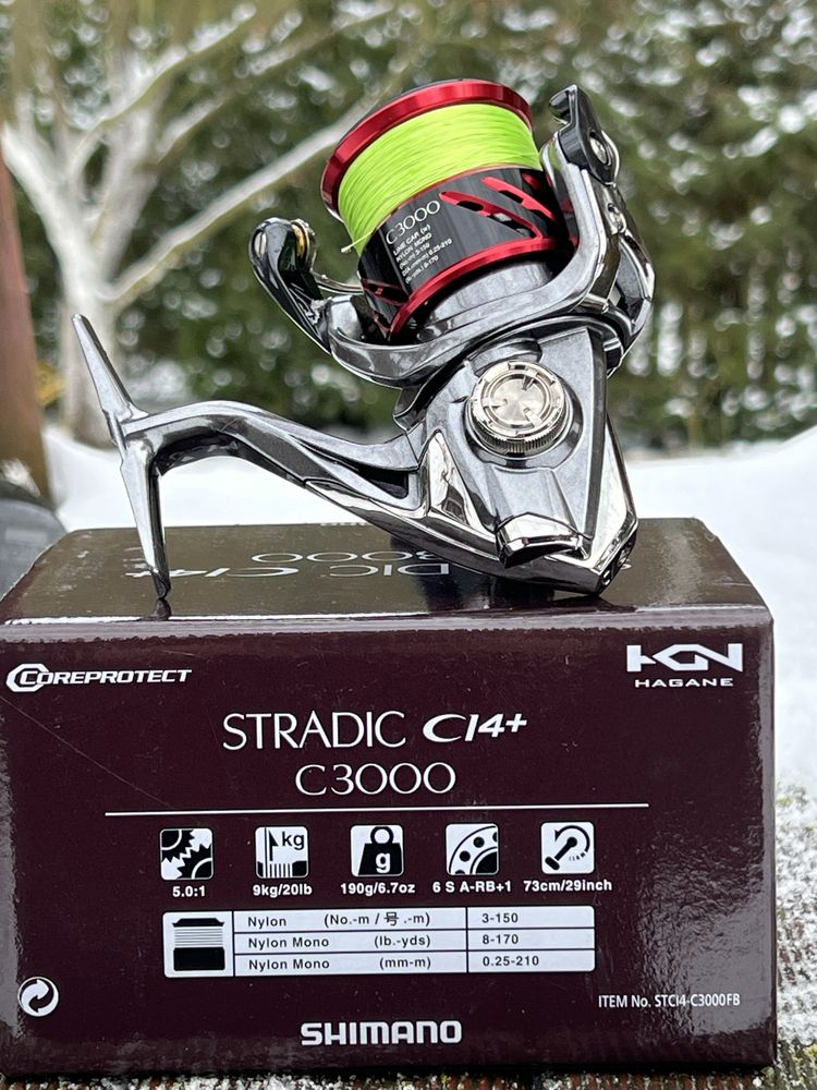 Wędka st.croix plus shimano stradic C14+ 3000