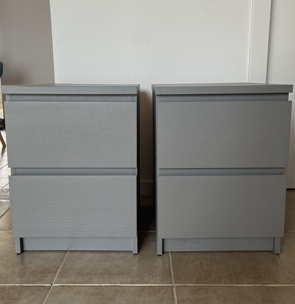 2 Cômodas  + 2 mesa de cabeceira