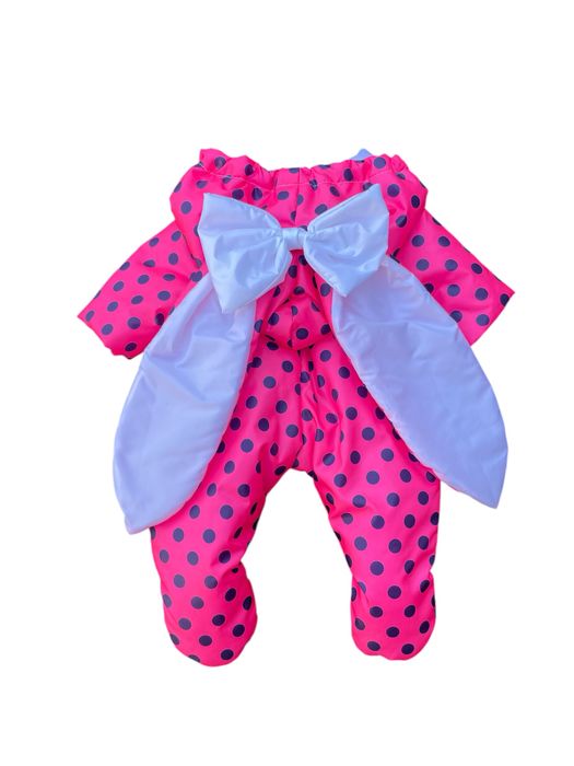 Одяг для ляльки пупса Беби Борн комбінезон зайчик кігурумі