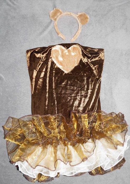 Kostium Miś Sukienka L