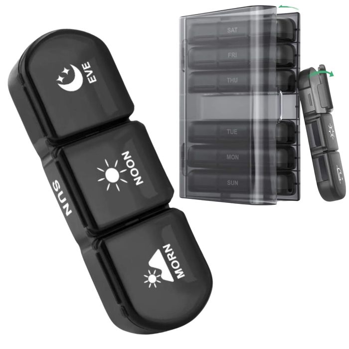 ORGANIZER NA LEKI  Dni Tygodnia Pory Dnia Szufladki Angielski