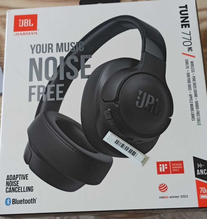 Słuchawki nauszne JBL Tune 770NC ANC Czarny