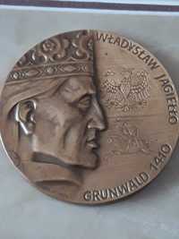 Medal z brązu Władysław Jagiełło 1410 GRUNWALD