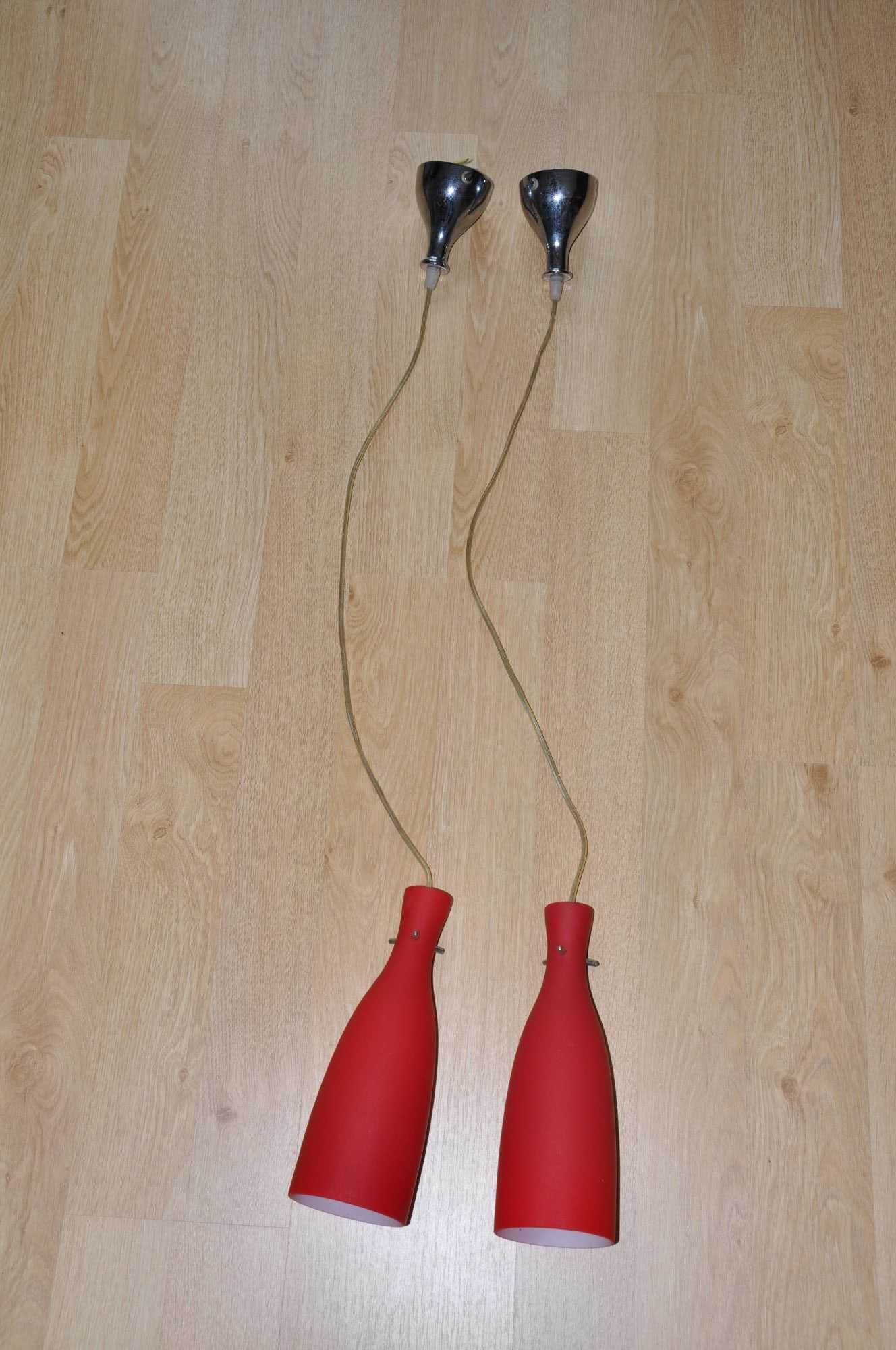Lampki wiszące szklane 2 szt.