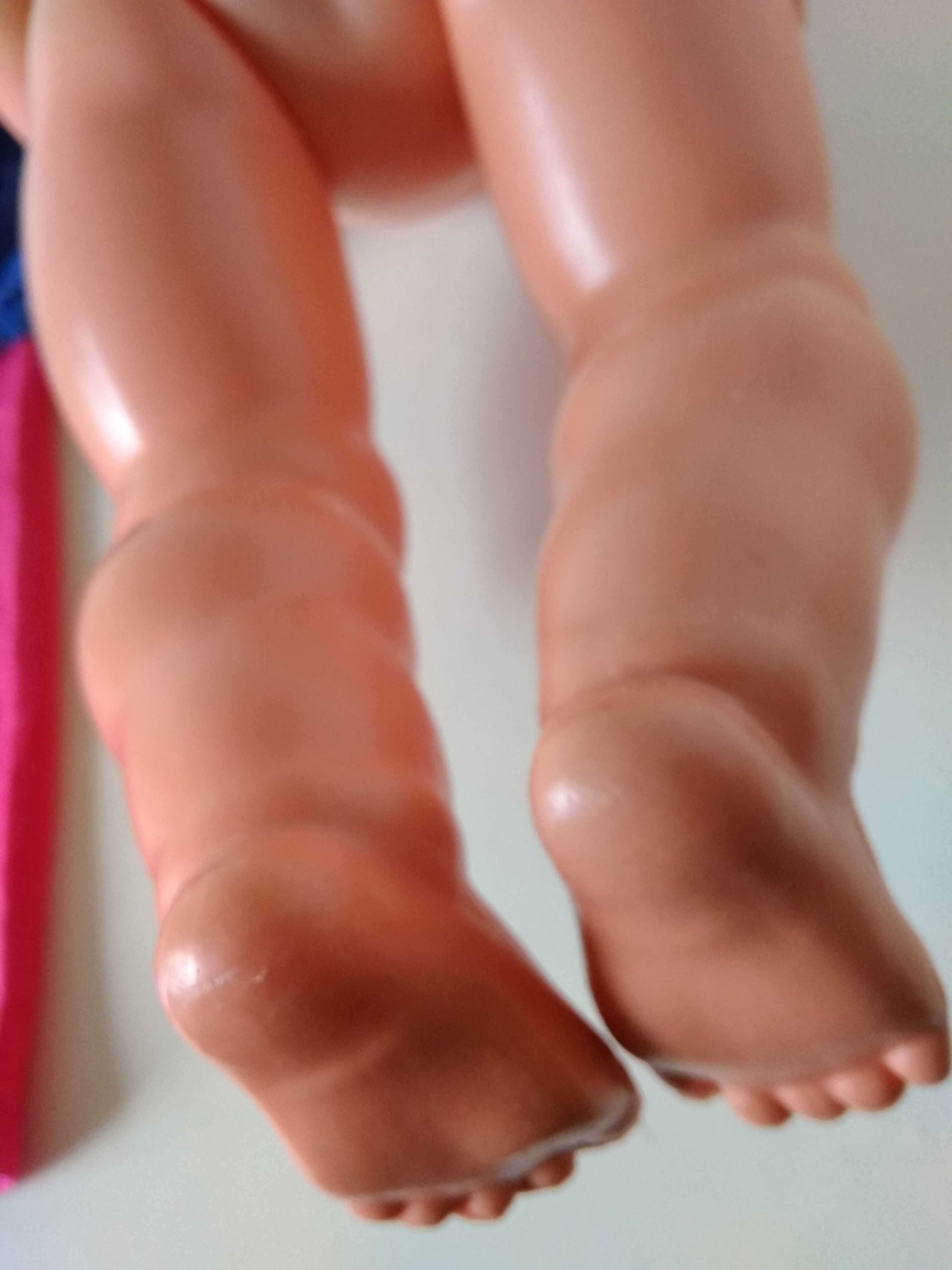 50 см Кукла блондинка пластмассовая резиновая лялька Германия ГДР СССР