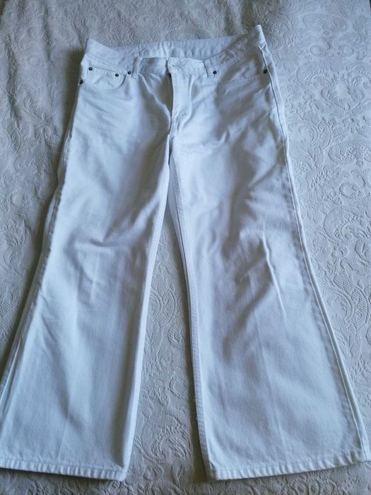 Białe jeansy Dr, Denim XL