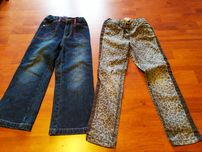2 pary Jeansy Next jak nowe rozmiar  104 i 116