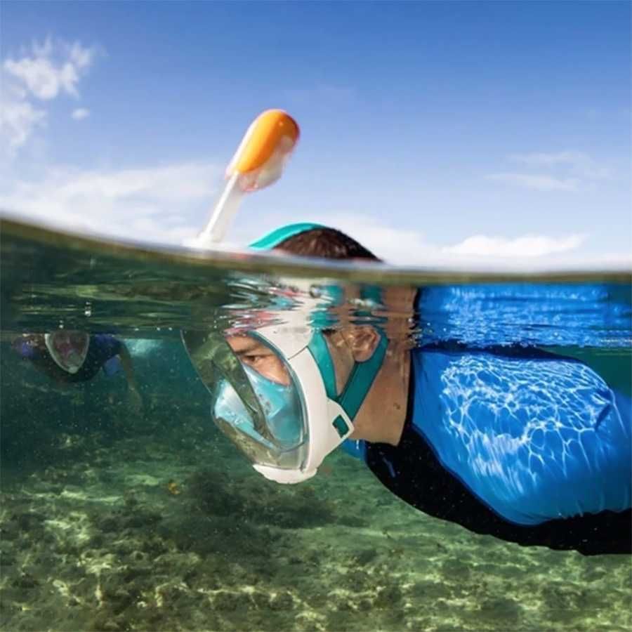 Maska do nurkowania snorkelingu dla dzieci S/M (1 rurka) morska