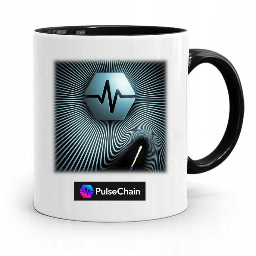 Kubek z nadrukiem krypto - PulseChain - pomysł na Prezent