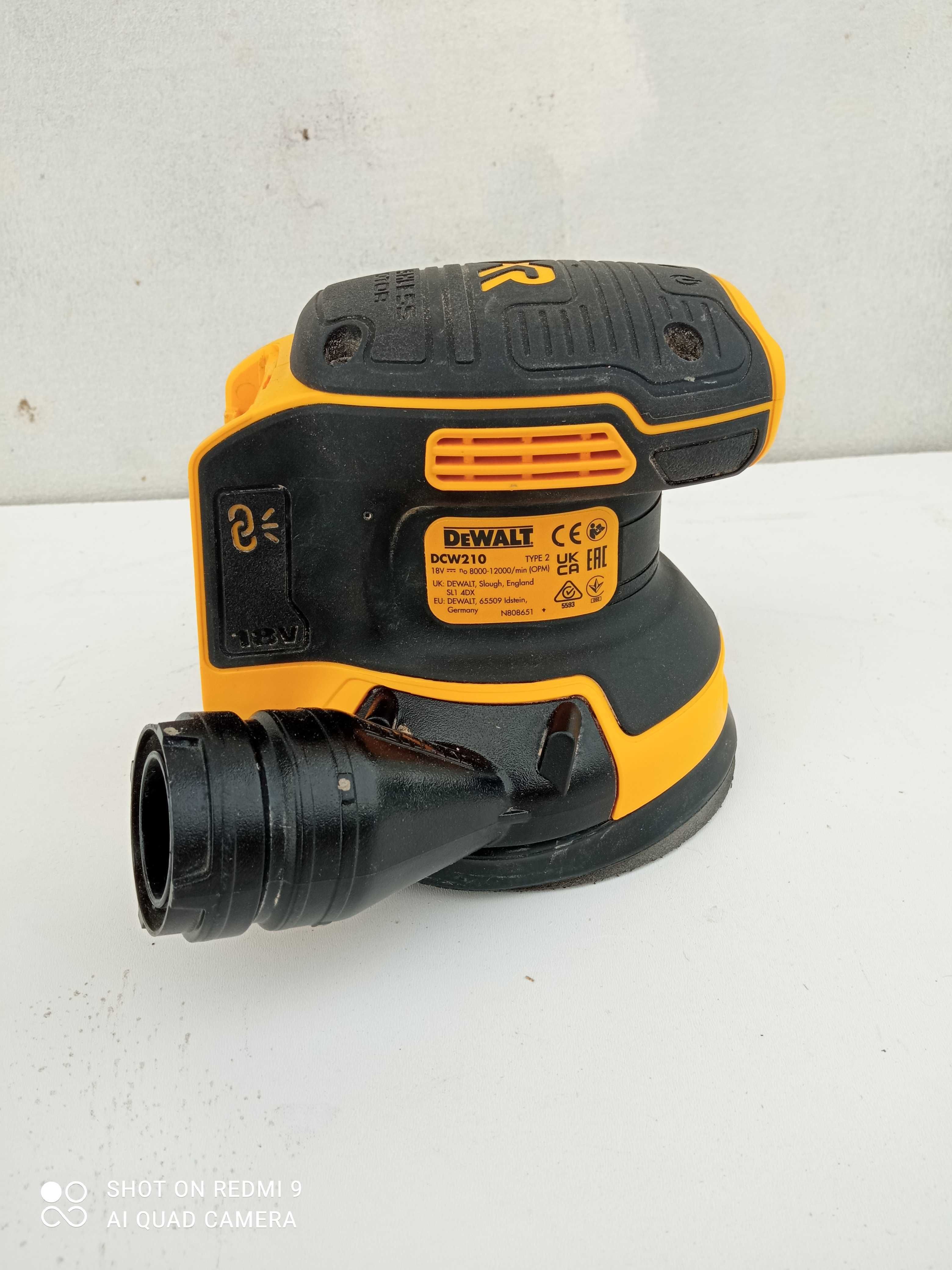 DEWALT DCW210 Szlifierka mimośrodowa z Regulacją obrotów