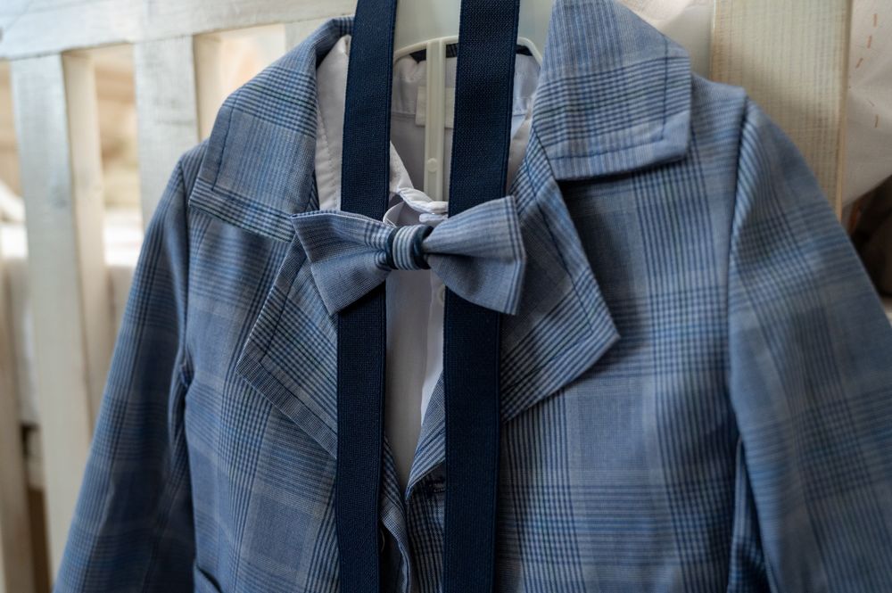 Ubranie ubranko do chrztu komplet 68