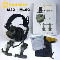 Комплект! Оригинал! Активные наушники Earmor M32+ крепление M16C