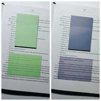 Прозорі та напівпрозорі стікери для нотаток в книгах