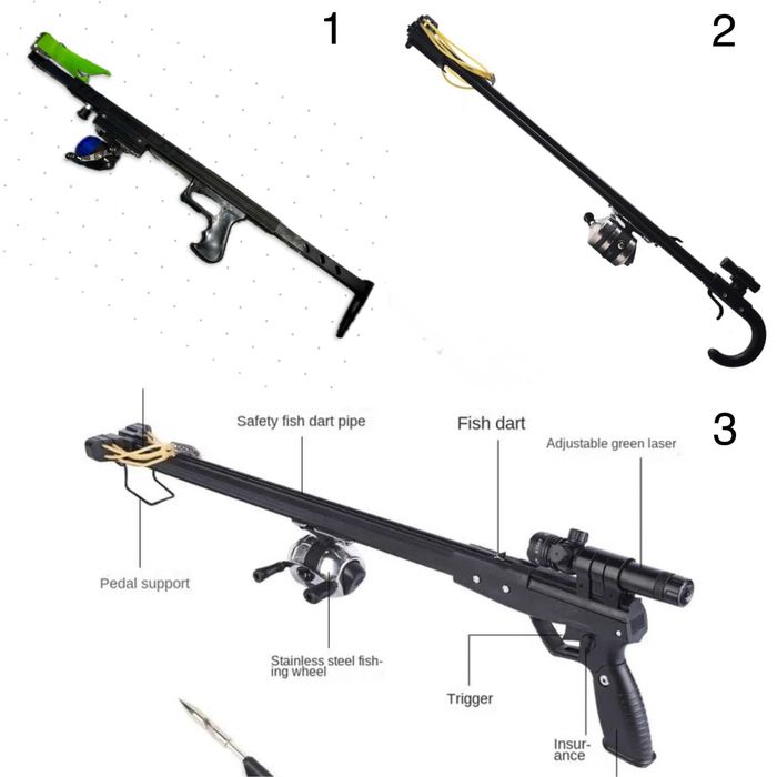 Риболовна рогатка/рушниця/арбалет