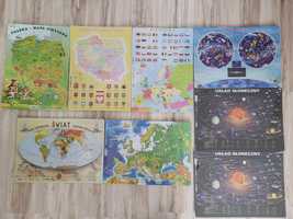 8x Puzzle ramkowe wydawnictwo Piętka mapa nieba układ słoneczny