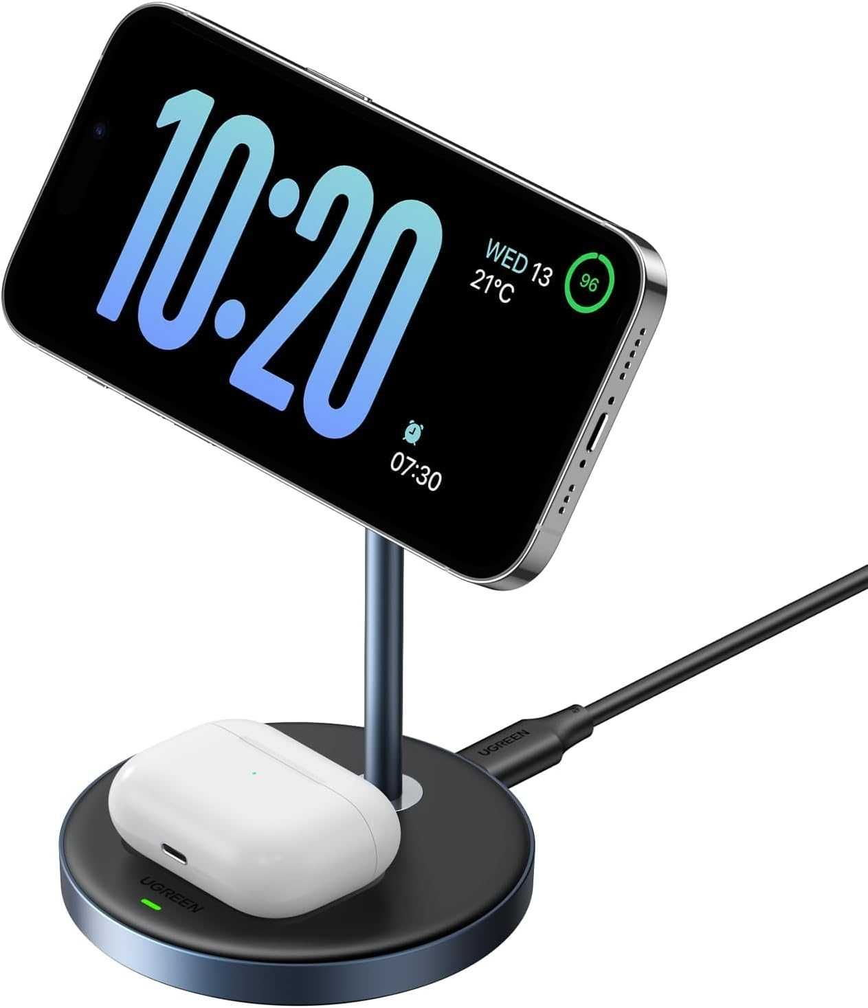 Беспроводная зарядка для iPhone 16 15 14 13 12 AirPods MagFlow UGREEN