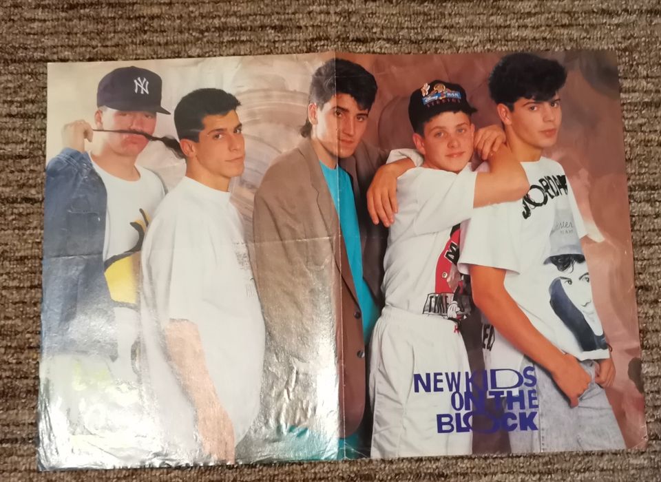 Plakat muzyczny dwustronny New kids on the Block i Twenty 4 Seven