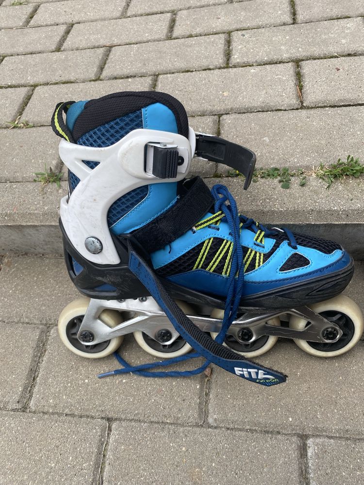 Rolki Fitness dla dzieci FIT5 JR niebieskie