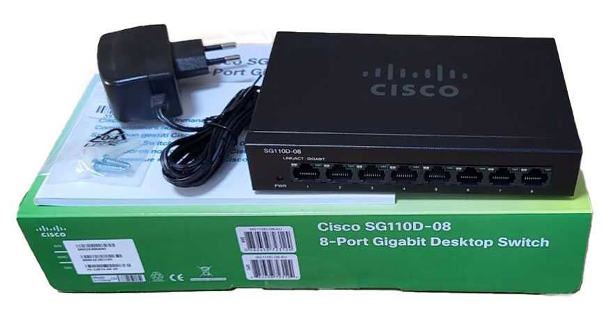 Гигабитный коммутатор Cisco SB SG110D-08
