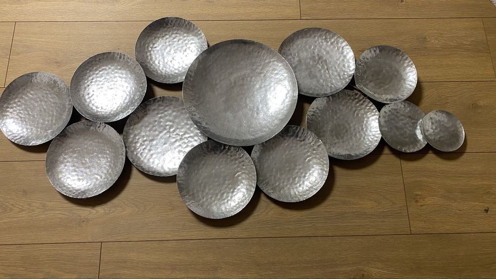 Ozdoba dekoracja ścienna metalowa