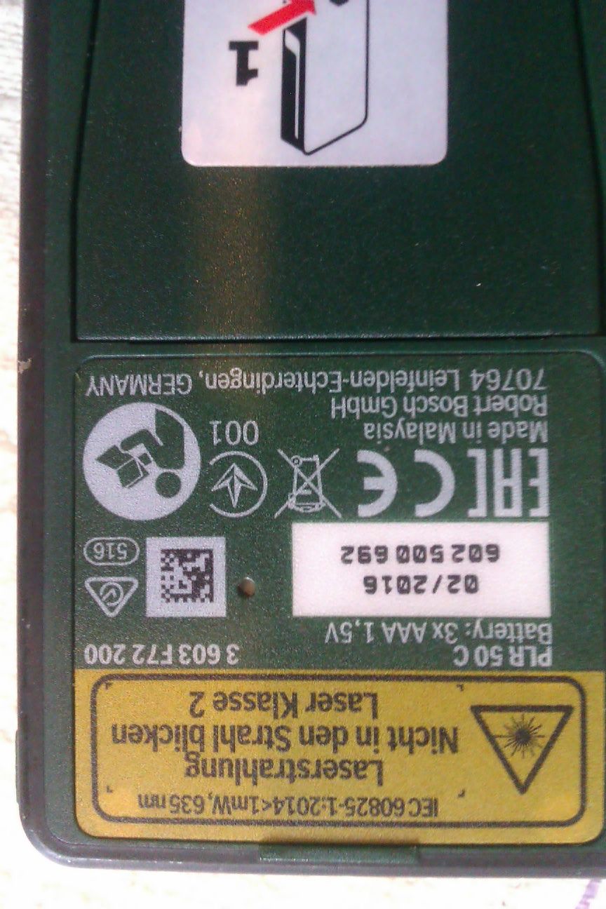 sprawny dalmierz bosh plr 50c bluetoth nowy