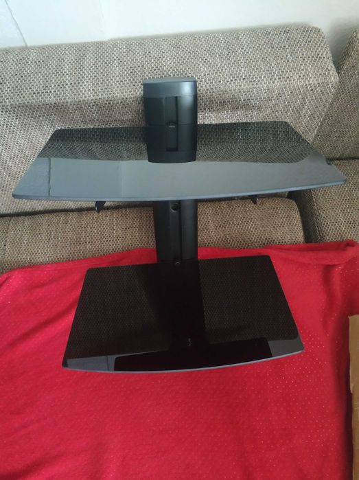 Stolik Szklany pod Telewizor TV szafka szkła półka ścienna na ścianę