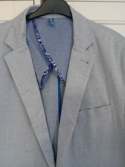 #stromberg marynarka bawełniana niebieska XXL XL