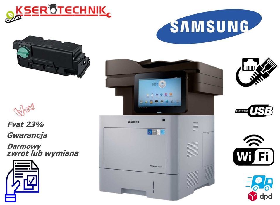 Samsung ProXpress M 4583 FX/ Duplex / Łączność LAN / ADF / Gwarancja