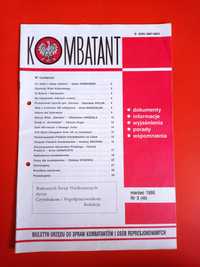 Kombatant, biuletyn, nr 3/1995, marzec 1995