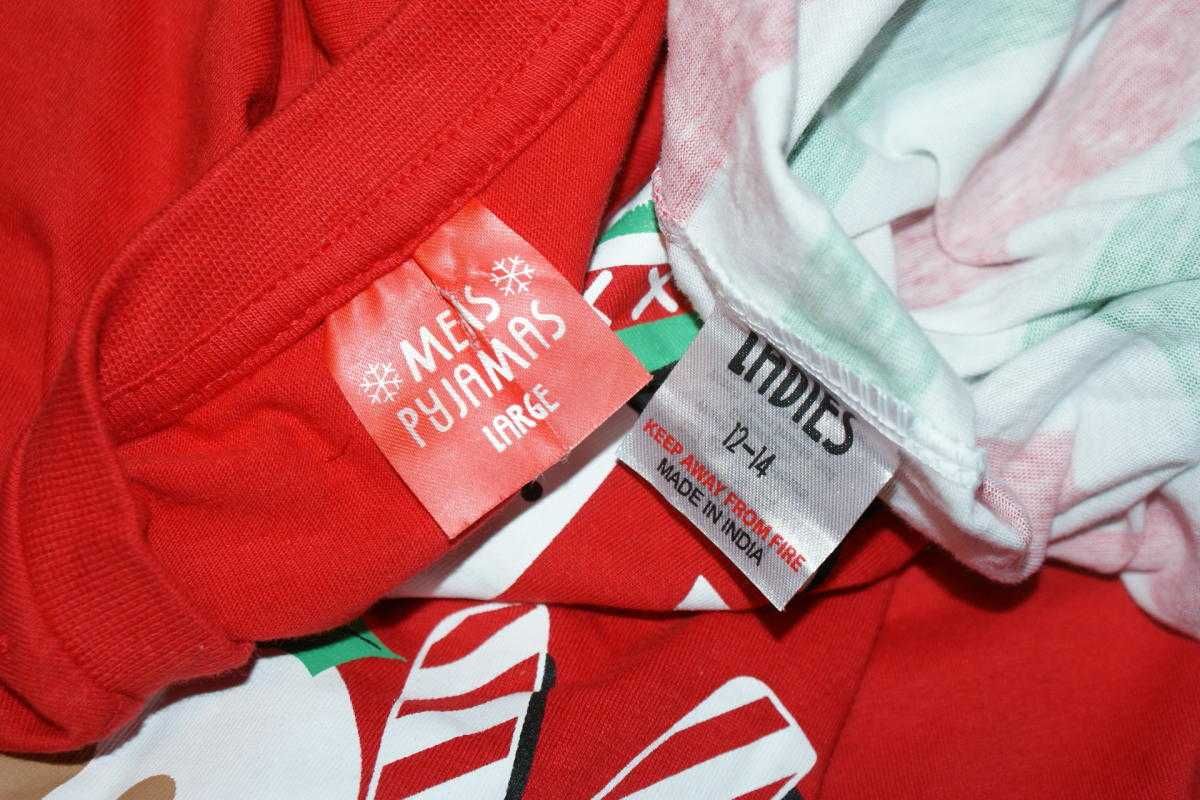 Christmas świąteczna dwuczęściowa piżama damska spodnie 42 XL