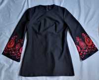 Tunika sukienka mikromini czarna Indie 38 40 42 bollywood gothic