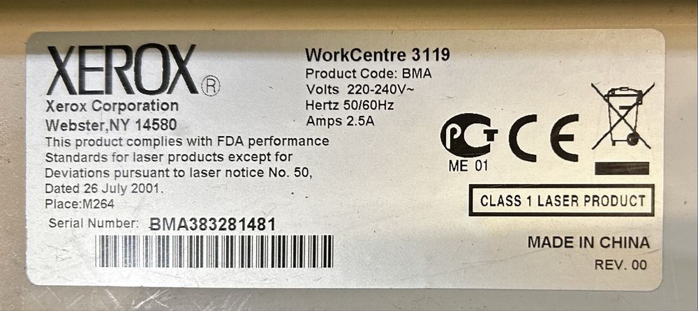 БФП. XEROX 3119 Ксерокс