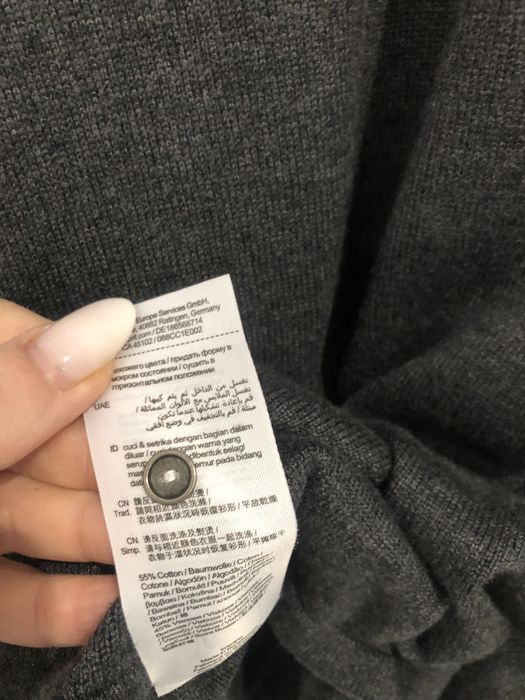 Dzianinowa sukienka grafitowa 36 Esprit