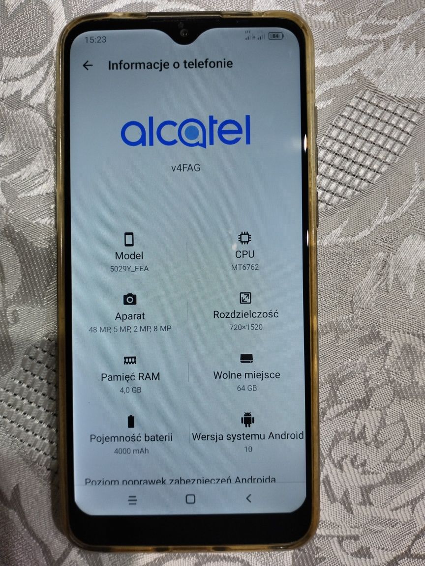 Smartfon Alcatel 3L 2020 niebieski